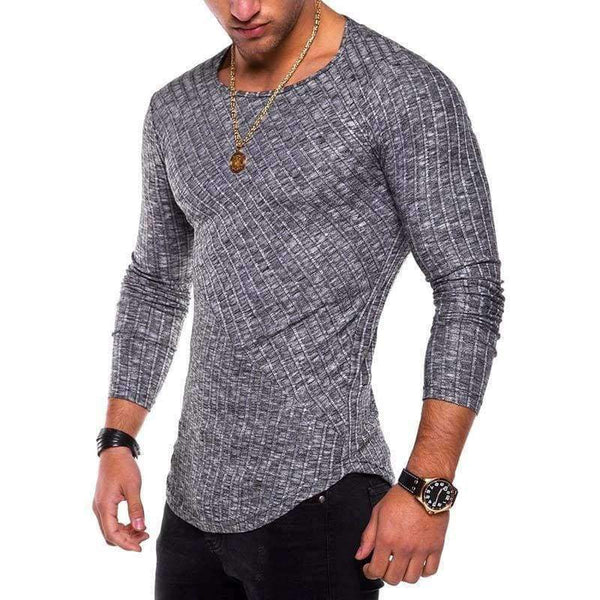 Planet Gates Plus Size S-4XL Slim Fit Sweater Men 2018 Spring Autumn Thin O-Neck Knitted Pullover Men Casual Solid Mens Sweaters Pull Homme