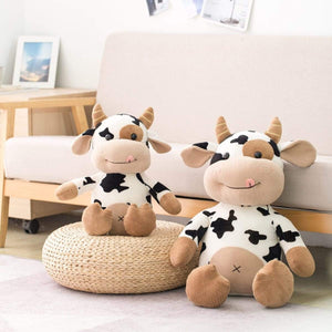 Planet Gates Plush Cow Toy Cute Cattle Plush Stuffed Animals Cattle Soft Doll Kids Toys Birthday Gift for Children