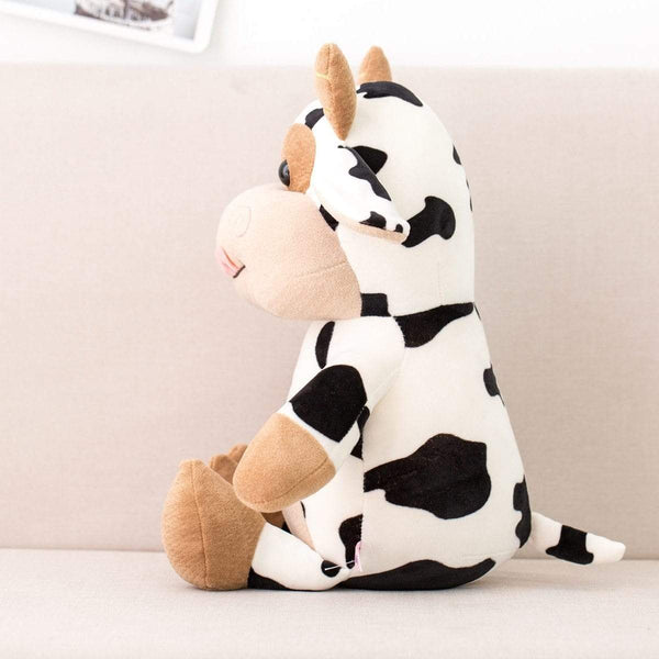 Planet Gates Plush Cow Toy Cute Cattle Plush Stuffed Animals Cattle Soft Doll Kids Toys Birthday Gift for Children