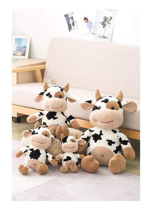 Planet Gates Plush Cow Toy Cute Cattle Plush Stuffed Animals Cattle Soft Doll Kids Toys Birthday Gift for Children