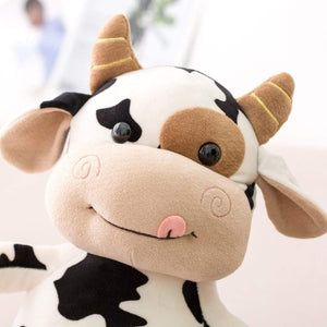 Planet Gates Plush Cow Toy Cute Cattle Plush Stuffed Animals Cattle Soft Doll Kids Toys Birthday Gift for Children