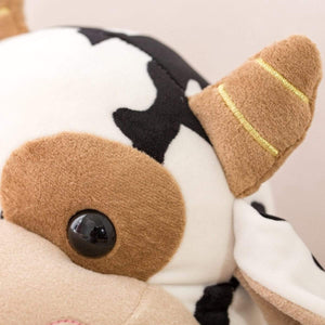 Planet Gates Plush Cow Toy Cute Cattle Plush Stuffed Animals Cattle Soft Doll Kids Toys Birthday Gift for Children