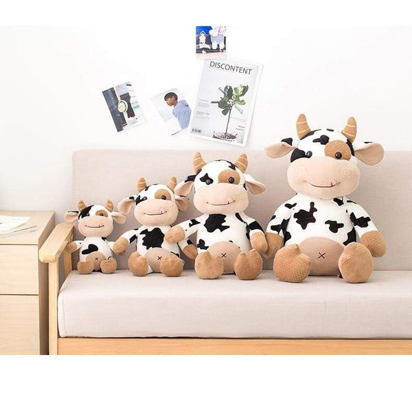 Planet Gates Plush Cow Toy Cute Cattle Plush Stuffed Animals Cattle Soft Doll Kids Toys Birthday Gift for Children