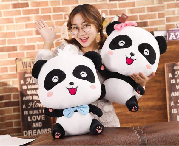 Planet Gates Plush Toys Animal Baby Kawai Plushie Birthday Gift Soft Funny Peluch Dolls Panda Pillows For Sofa Household Flik Blue Smiley