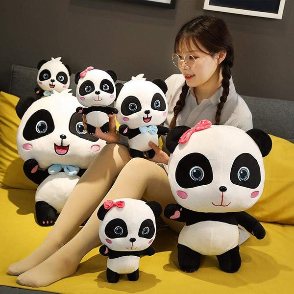 Planet Gates Plush Toys Animal Baby Kawai Plushie Birthday Gift Soft Funny Peluch Dolls Panda Pillows For Sofa Household Flik Blue Smiley