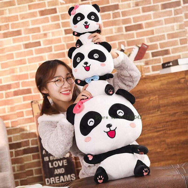 Planet Gates Plush Toys Animal Baby Kawai Plushie Birthday Gift Soft Funny Peluch Dolls Panda Pillows For Sofa Household Flik Blue Smiley