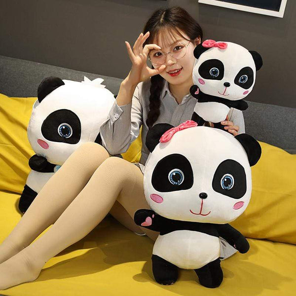 Planet Gates Plush Toys Animal Baby Kawai Plushie Birthday Gift Soft Funny Peluch Dolls Panda Pillows For Sofa Household Flik Blue Smiley