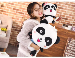Planet Gates Plush Toys Animal Baby Kawai Plushie Birthday Gift Soft Funny Peluch Dolls Panda Pillows For Sofa Household Flik Blue Smiley