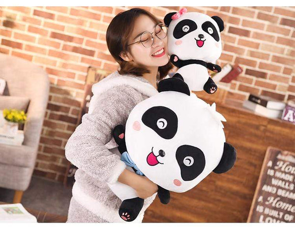 Planet Gates Plush Toys Animal Baby Kawai Plushie Birthday Gift Soft Funny Peluch Dolls Panda Pillows For Sofa Household Flik Blue Smiley