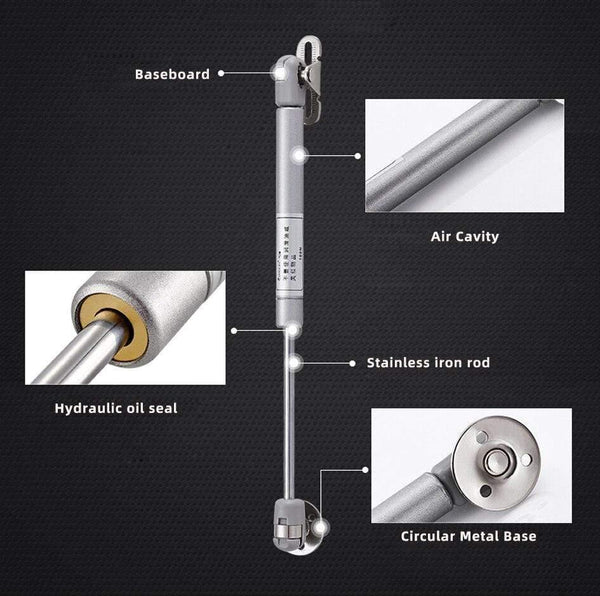 Pneumatic Support Bar 80-150N / Hydraulic Hinge Door Kitchen Cabinet Pneumatic Spring Wooden Furniture Hardware Wholesale
