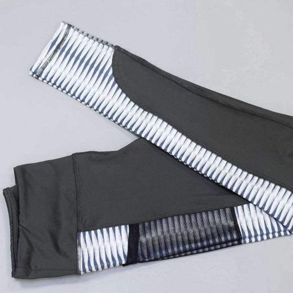 Planet Gates Pocket High Waist Leggings Women Fitness Workout Activewear Printing Trouser Fashion Patchwork Push Up Female Leggings