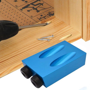 Planet Gates Pocket Hole Screw Jig 15 Degrees Dowel Drill Joinery Kit Carpenters Wood Woodwork Guides Joint Angle Locator Tool