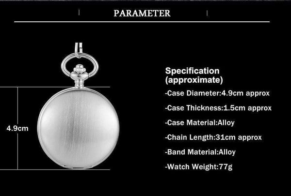Planet Gates Pocket watches fashion mechanical hand wind skeleton watches  silver gift clock alloy case with chain