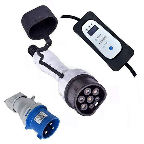 Planet Gates Poland / Type 2 EVSE 32a EV Charger for Electric Vehicle Portable Charging Cable  Switchable 10/13/16/32A with cee  Plug