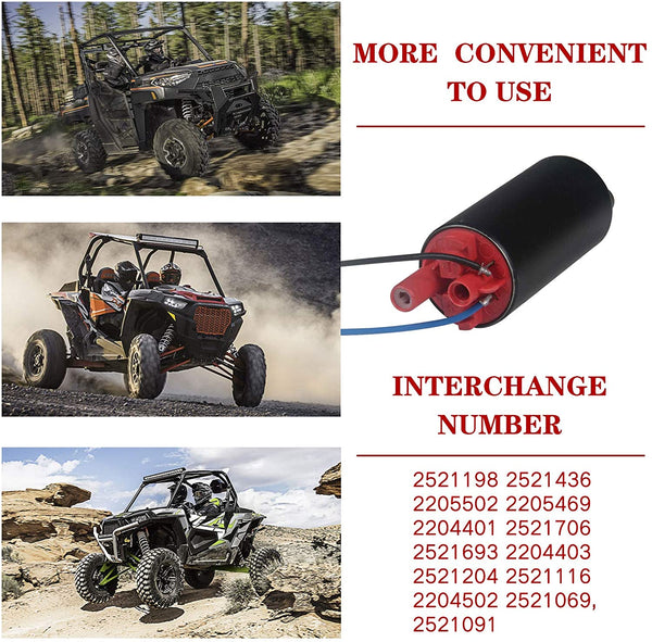 Planet Gates Polaris RZR Ranger Scrambler Sportsman Can use New internal fuel pump 570 800 850 900 1000 2011 2204401
