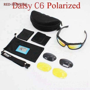 Planet Gates Polarized C6 Combat Men Tactical DAISY X7 Sun glasses Lens Kit War Game Hunting Glasses Outdoor Eyewear