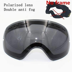 Planet Gates Polarized (No frame) Ski goggles layers lens Adult  anti-fog UV400 ski glasses skiing snowboard men women snow goggles 025 4 colors