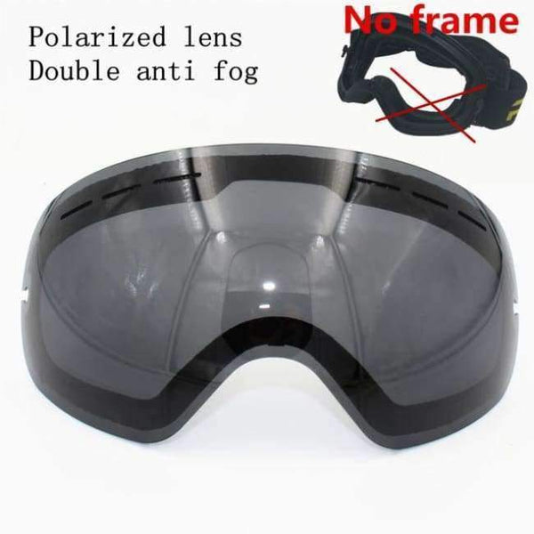 Planet Gates Polarized (No frame) Ski goggles layers lens Adult  anti-fog UV400 ski glasses skiing snowboard men women snow goggles 025 4 colors