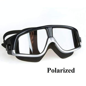 Planet Gates Polarized Silver Bla / China Swimming Goggles Comfortable Silicone Large Frame Swim Glasses Anti-Fog UV Men Women Swim Mask Waterproof