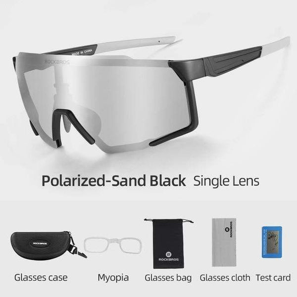 Planet Gates Polarized Sports Men Sunglasses Road Cycling Glasses Mountain Bike Bicycle Riding Protection Goggles Eyewear 5 Lens