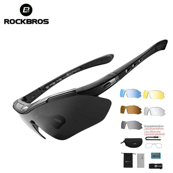 Planet Gates Polarized Sports Men Sunglasses Road Cycling Glasses Mountain Bike Bicycle Riding Protection Goggles Eyewear 5 Lens
