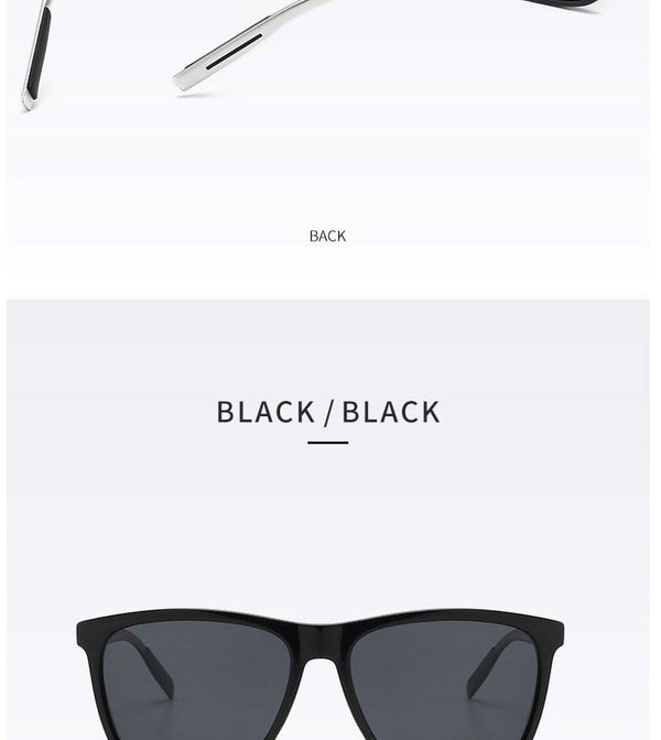 Planet Gates Polarized Sunglasses Men 2021 UV400 Driver's Mirror Square Sunglasses Retro Vintage Anti-Glare Sun Glasses For Men