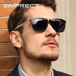Planet Gates Polarized Sunglasses Men 2021 UV400 Driver's Mirror Square Sunglasses Retro Vintage Anti-Glare Sun Glasses For Men