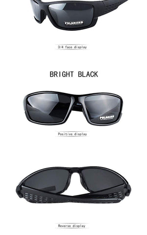 Planet Gates Polarized Sunglasses Men Brand Designer Square Sports Sun Glasses for Men Driving Black Frame Goggle UV400 okulary