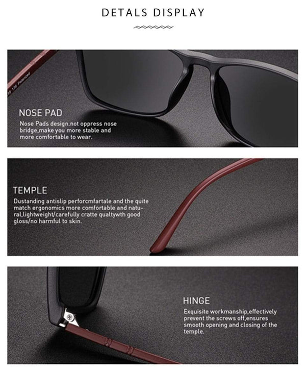 Planet Gates Polarized Sunglasses Men's Driving Shades Male Sun Glasses Vintage Travel Fishing Classic Sun Glasses 400