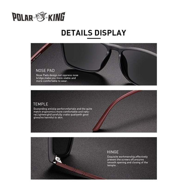 Planet Gates Polarized Sunglasses Men's Driving Shades Male Sun Glasses Vintage Travel Fishing Classic Sun Glasses 400