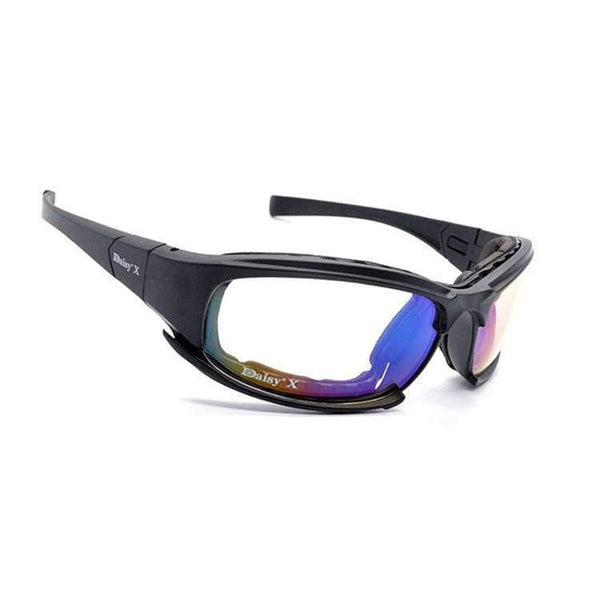 Planet Gates Polarized Sunglasses Military DAISY X7 Sun Glasses Tactical Hunting Night Vision Goggles With 4 Lens Original Shooting Eyewear