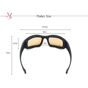 Planet Gates Polarized Sunglasses Military DAISY X7 Sun Glasses Tactical Hunting Night Vision Goggles With 4 Lens Original Shooting Eyewear