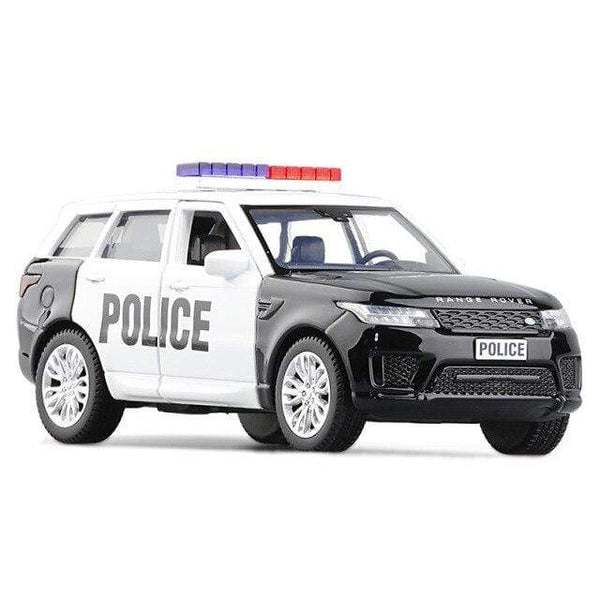 Planet Gates police car 1:36 Land-Rover Range Rover SUV Diecast Alloy Metal Luxury Car Model Pull Back Car For Children Toys With Collection Gift