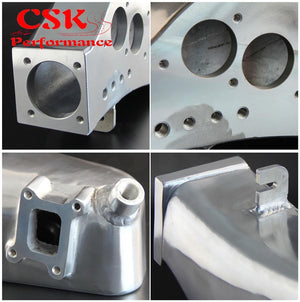 Planet Gates Polish Aluminum RB20 Air Intake Manifold Fits For Nissan Skyline RB20DET R32 GTS GT-S