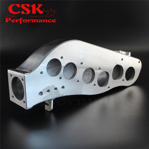 Planet Gates Polish Aluminum RB20 Air Intake Manifold Fits For Nissan Skyline RB20DET R32 GTS GT-S