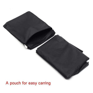 Planet Gates Polyester Outdoor Banana Umbrella Cover Garden Weatherproof Patio Cantilever Parasol Rain Cover Accessories Black