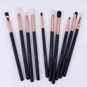 Planet Gates Pony Hair 10PCS Makeup Brushes Eyeshadow Brush Set Eyebrow Eyeliner Lip Brushes  Beauty Essentials Cosmetic Brush Tools