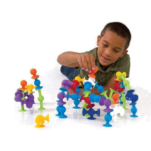 Planet Gates Pop Suckers Funny Silicone Block Soft Building Blocks Kids DIY Model Construction Toy For Children Boys Girls Christmas Gift