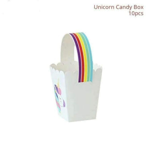 Planet Gates popcorn box 1pcs Unicorn Party Pink Tablecloths Kids Birthday Party Decorations Table Cover Baby Shower Unicornio Party Supplies