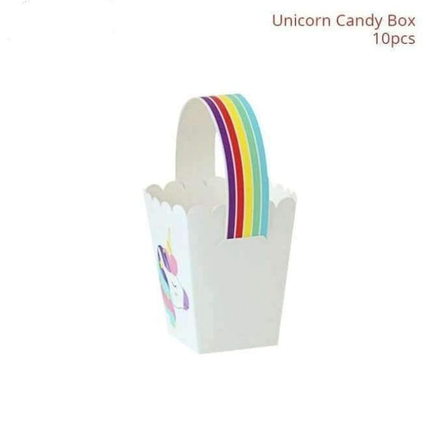 Planet Gates popcorn box 1pcs Unicorn Party Pink Tablecloths Kids Birthday Party Decorations Table Cover Baby Shower Unicornio Party Supplies