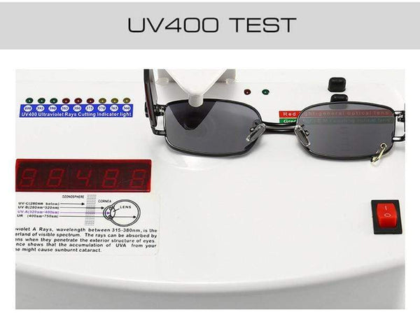 Planet Gates Popular Fashion Small Rectangle Women Luxury Sunglasses Brand Designer Vintage Punk Men Sun Glasses Shades UV400