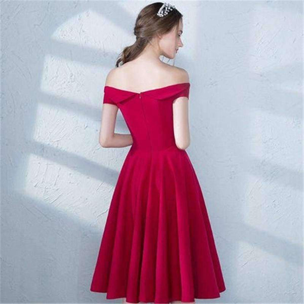 Planet Gates Popular R Off The Shoulder Fashion Designer Elegant Cocktail Gowns Knee-Length Cocktail Dress LX385