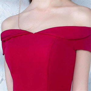 Planet Gates Popular R Off The Shoulder Fashion Designer Elegant Cocktail Gowns Knee-Length Cocktail Dress LX385