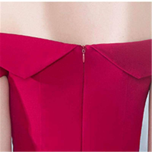 Planet Gates Popular R Off The Shoulder Fashion Designer Elegant Cocktail Gowns Knee-Length Cocktail Dress LX385