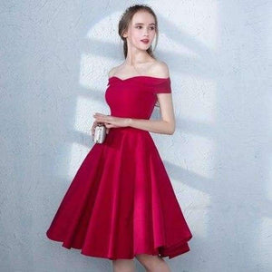 Planet Gates Popular R Off The Shoulder Fashion Designer Elegant Cocktail Gowns Knee-Length Cocktail Dress LX385