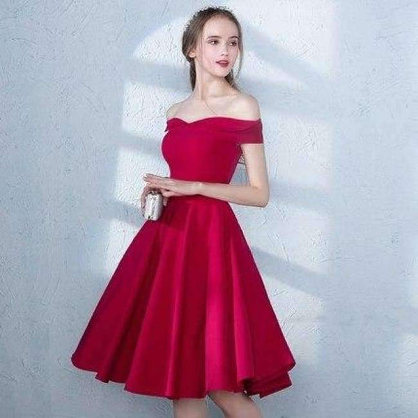 Planet Gates Popular R Off The Shoulder Fashion Designer Elegant Cocktail Gowns Knee-Length Cocktail Dress LX385