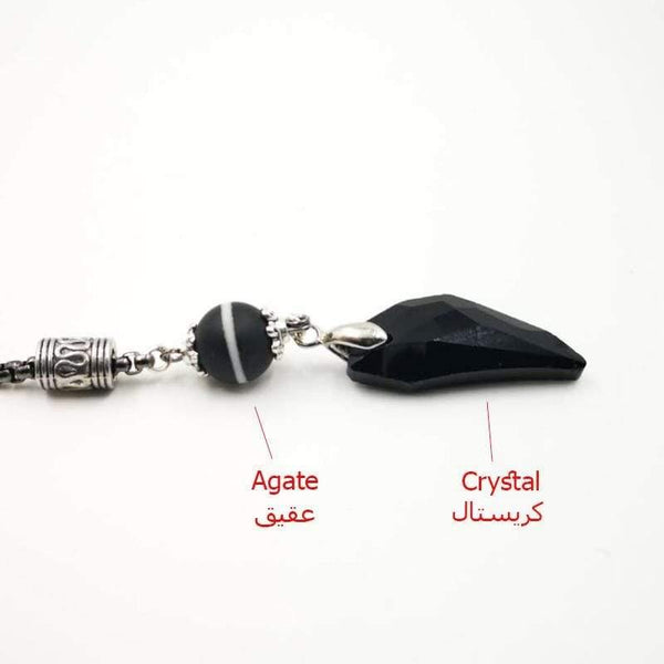 Planet Gates Popular style Black Crystal Muslim prayer beads 33 66 99Misbaha beads Islam Rosary Islamic gift