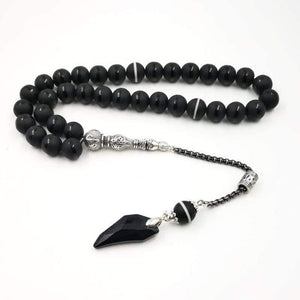 Planet Gates Popular style Black Crystal Muslim prayer beads 33 66 99Misbaha beads Islam Rosary Islamic gift