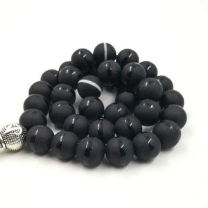 Planet Gates Popular style Black Crystal Muslim prayer beads 33 66 99Misbaha beads Islam Rosary Islamic gift