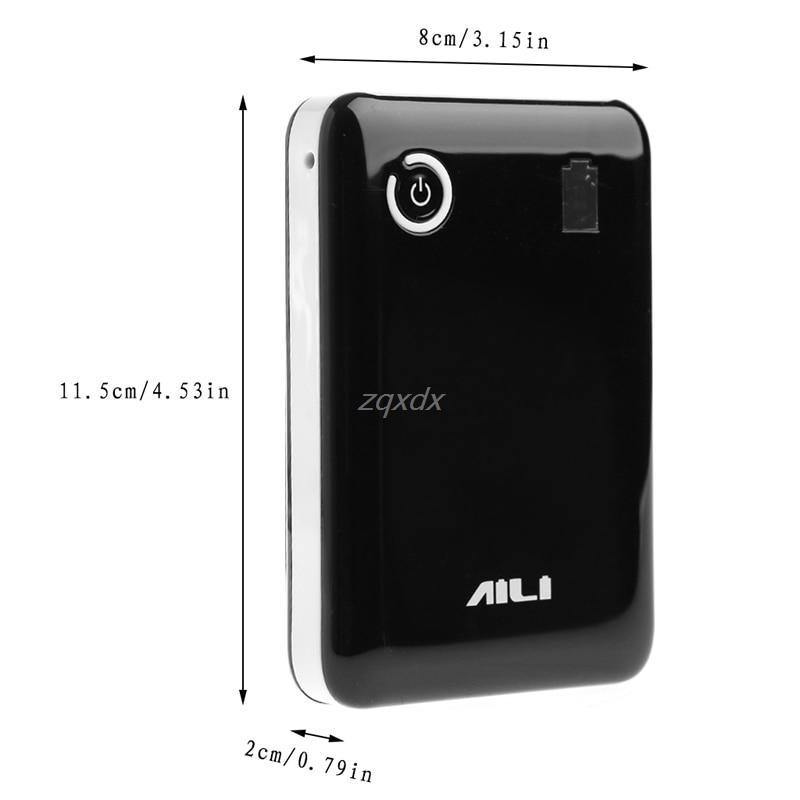 Planet Gates Portable Adjustable 5V 9V 12V 18650 Battery Charger Case Double USB Port Mobile Power Bank Box Case For Cell Phone Tablet Z07